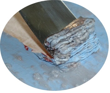 Paint removed using Safer* Paint & Varnish Remover